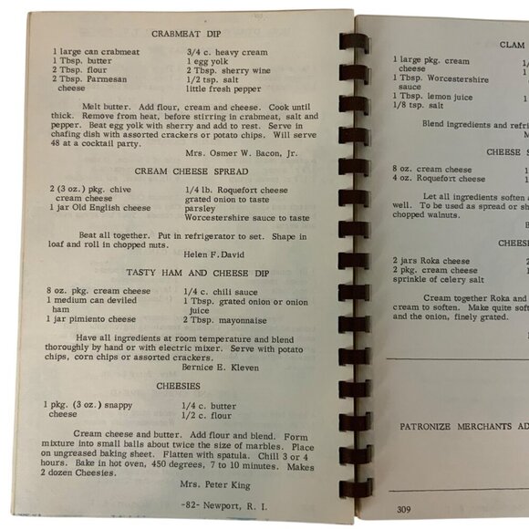 Vintage 1950s Charting Your Course Newport Cook Book Spiral Bound - Picture 10 of 10